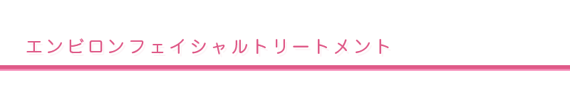 エンビロンフェイシャルトリートメント(美顔)の料金